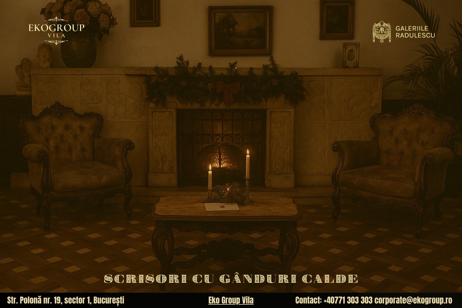 Scrisoare de Crăciun: Povestea sărbătorilor în anii ’30 la Eko Group Vila