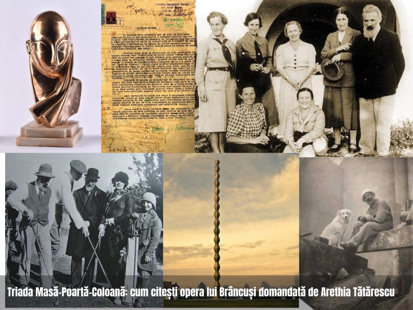Triada Masă-Poartă-Coloană: cum citești opera lui Brâncuși comandată de Arethia Tătărescu